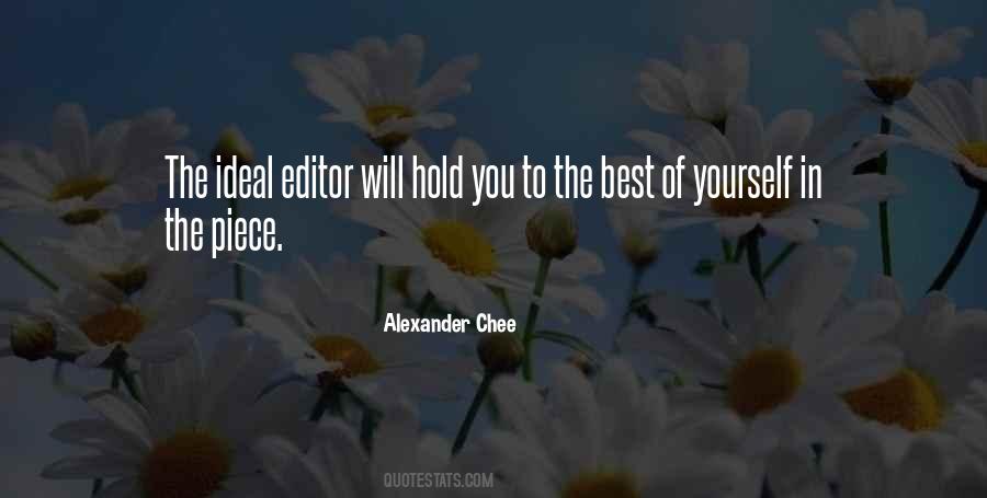 Alexander Chee Quotes #967115