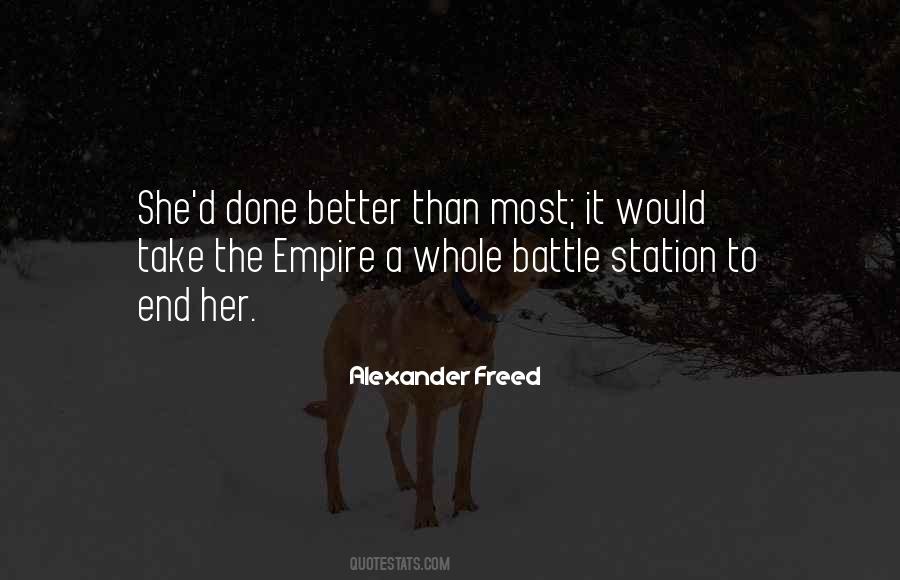 Alexander Freed Quotes #1169165