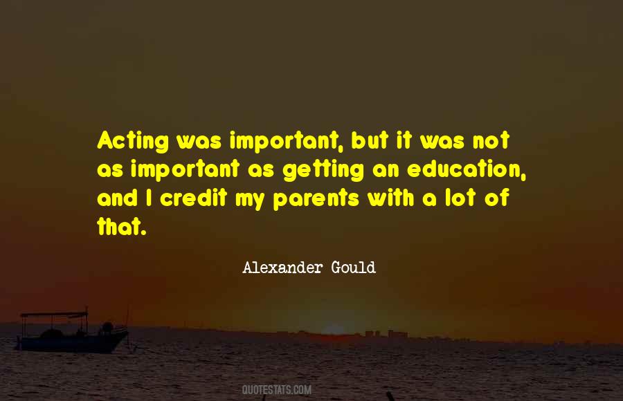 Alexander Gould Quotes #27872