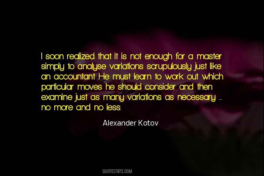 Alexander Kotov Quotes #545577