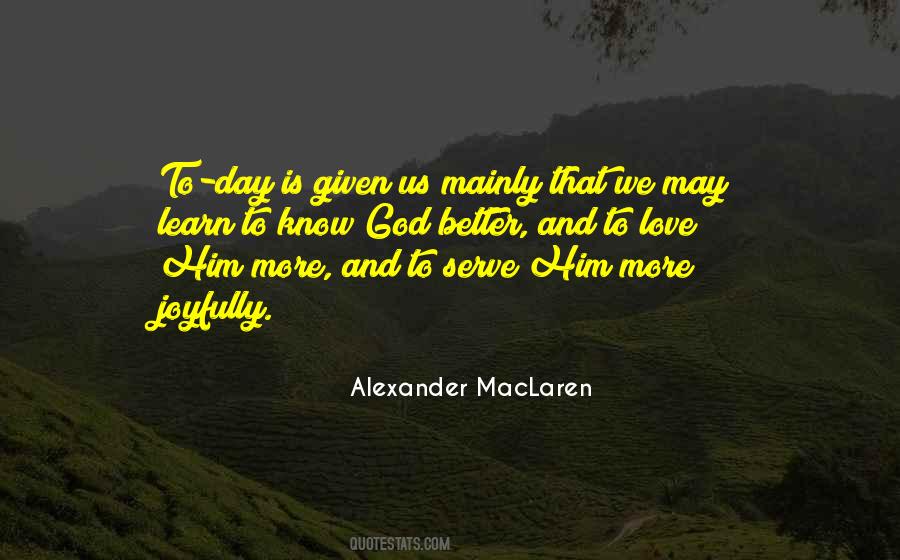 Alexander MacLaren Quotes #1595991