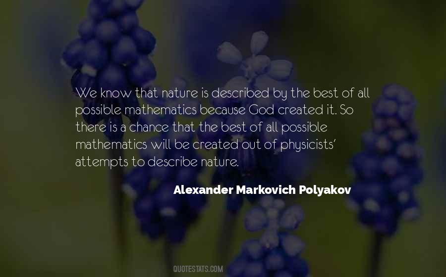 Alexander Markovich Polyakov Quotes #1345505