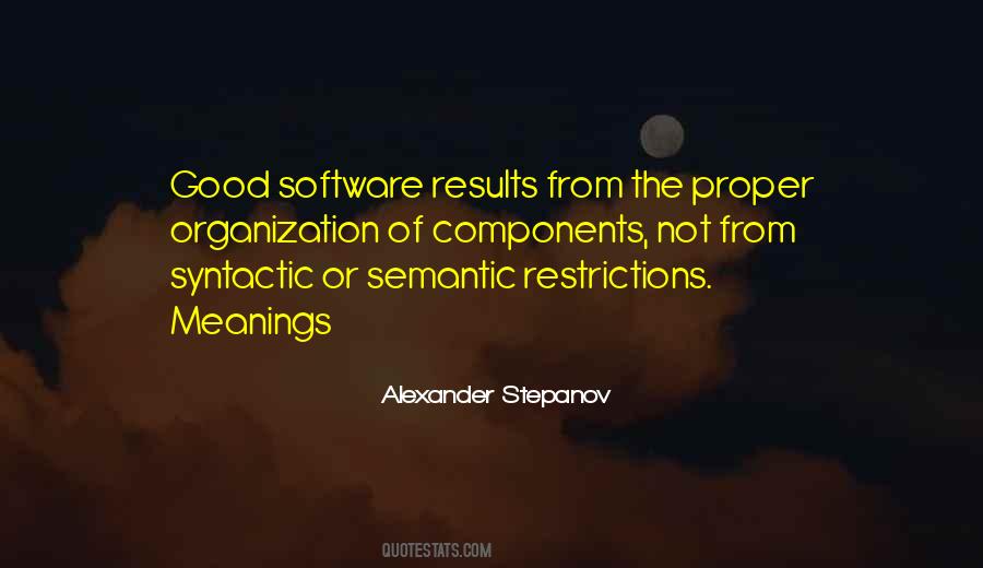 Alexander Stepanov Quotes #1057980