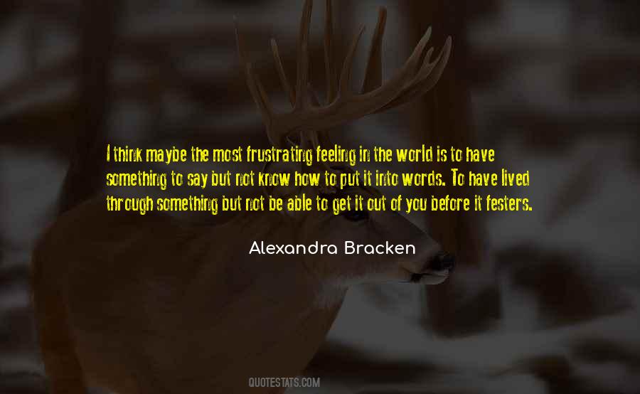 Alexandra Bracken Quotes #274152