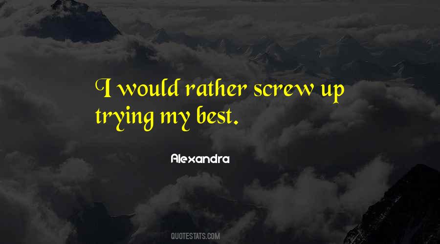 Alexandra Quotes #268664