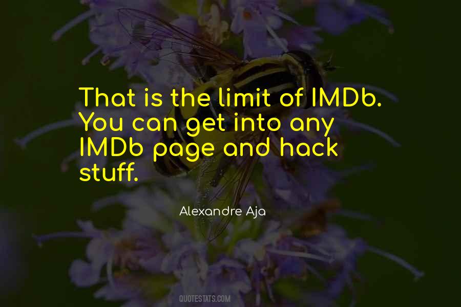 Alexandre Aja Quotes #1355291