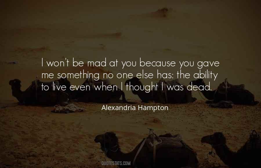 Alexandria Hampton Quotes #1054526