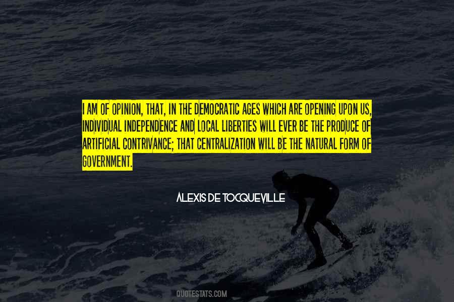 Alexis De Tocqueville Quotes #807301