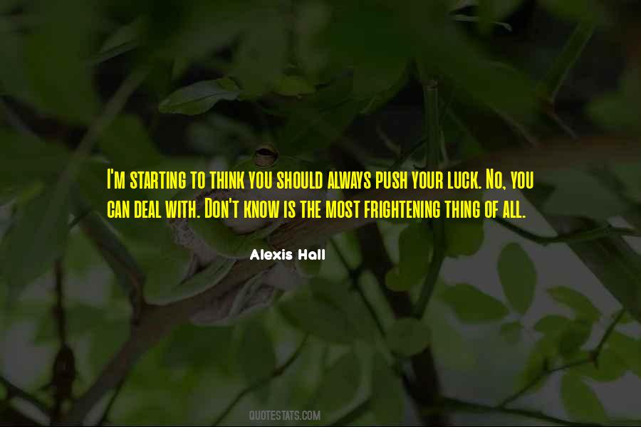 Alexis Hall Quotes #182027