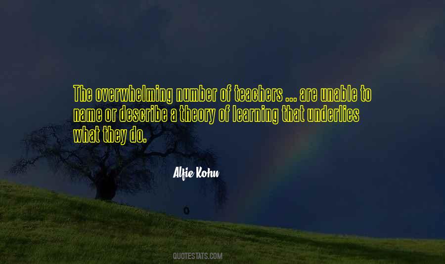 Alfie Kohn Quotes #1724250