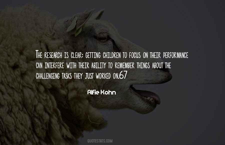 Alfie Kohn Quotes #281395