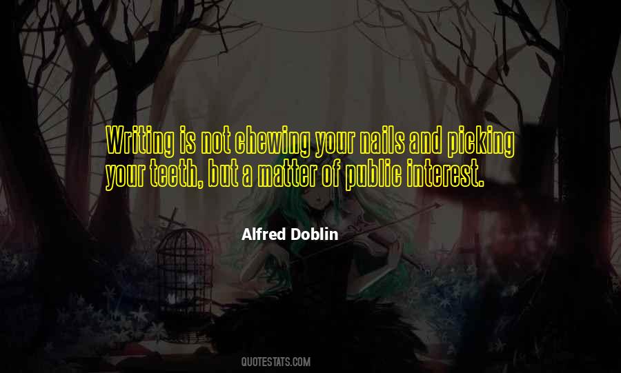 Alfred Doblin Quotes #976337