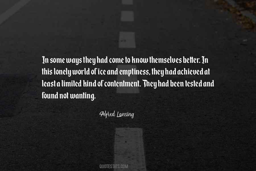 Alfred Lansing Quotes #1795715