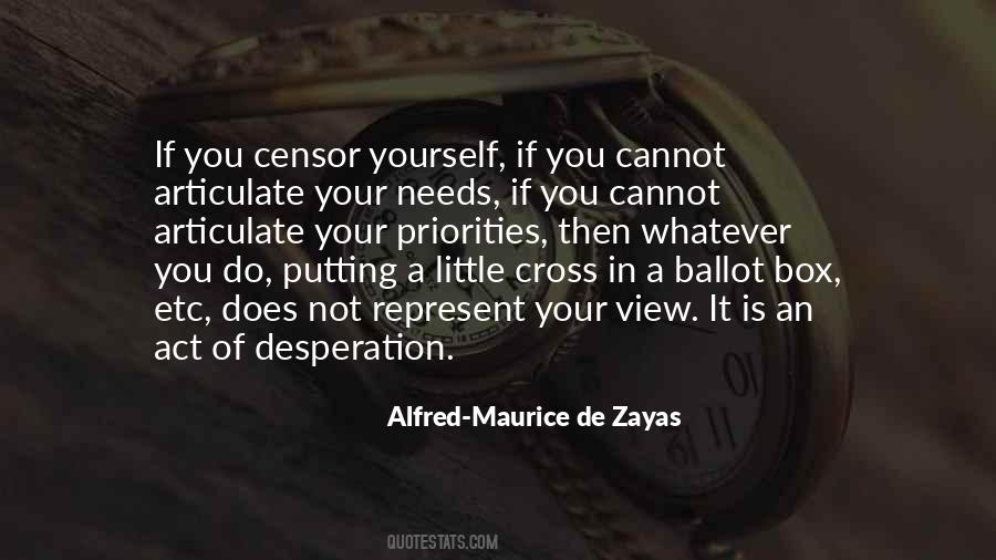 Alfred-Maurice De Zayas Quotes #866395