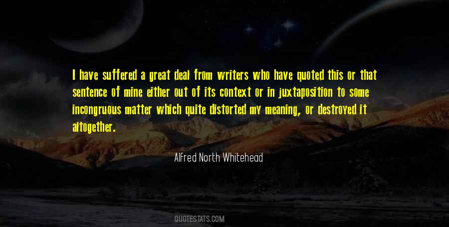 Alfred North Whitehead Quotes #1229566