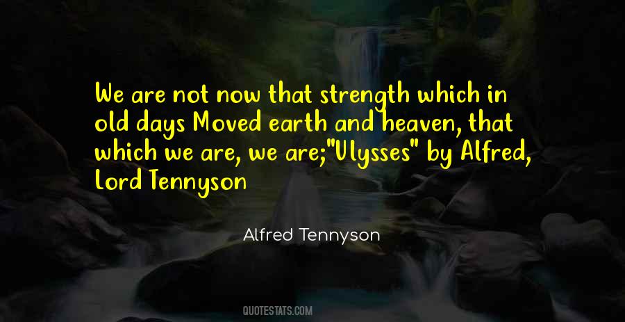 Alfred Tennyson Quotes #154784