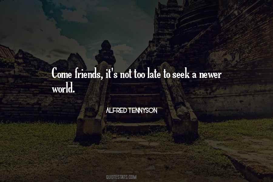 Alfred Tennyson Quotes #1807473