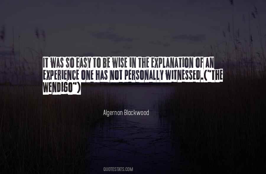 Algernon Blackwood Quotes #1126855