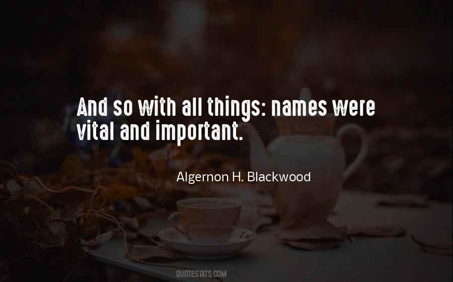 Algernon H. Blackwood Quotes #139993