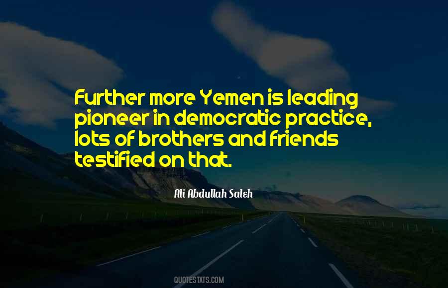 Ali Abdullah Saleh Quotes #1803143