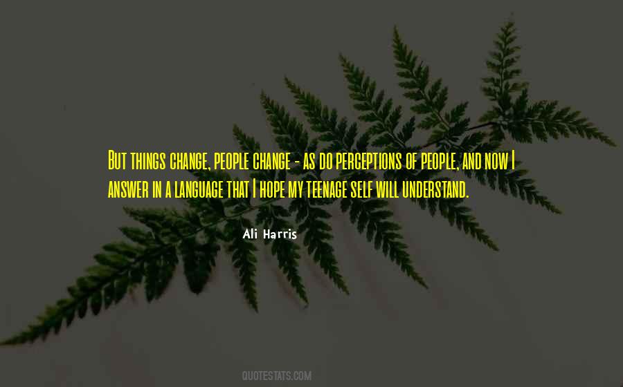 Ali Harris Quotes #1727933