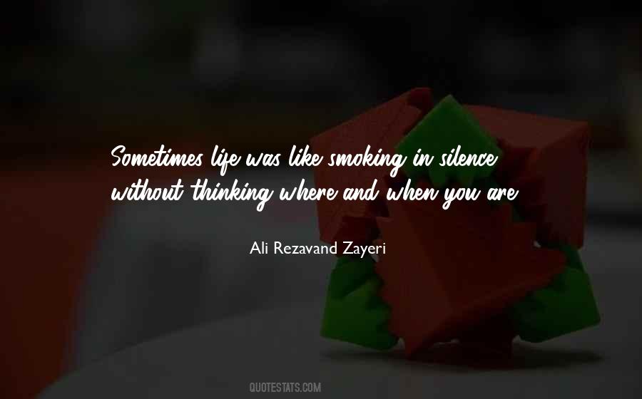 Ali Rezavand Zayeri Quotes #1873760