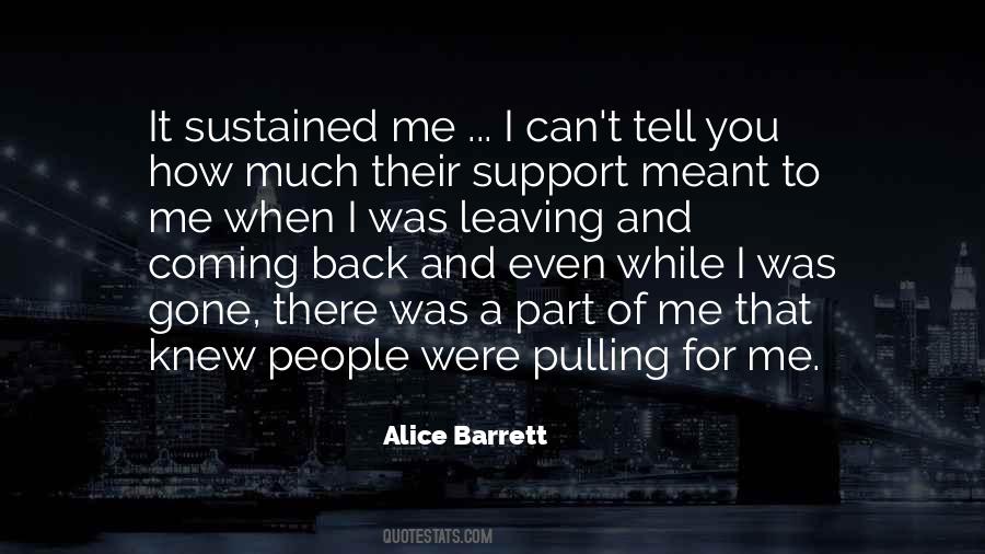 Alice Barrett Quotes #115924