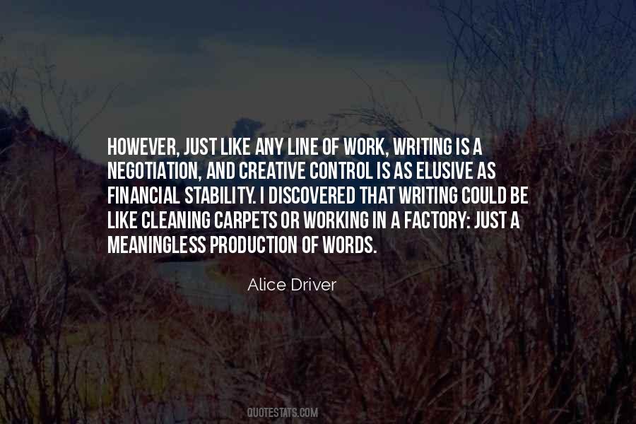 Alice Driver Quotes #1315227 Alice Driver Quotes #1315227