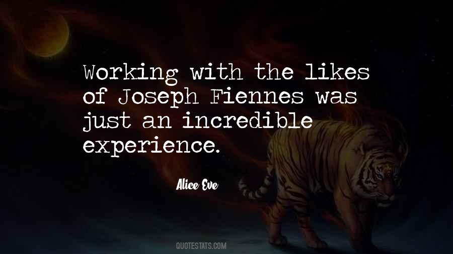 Alice Eve Quotes #828274