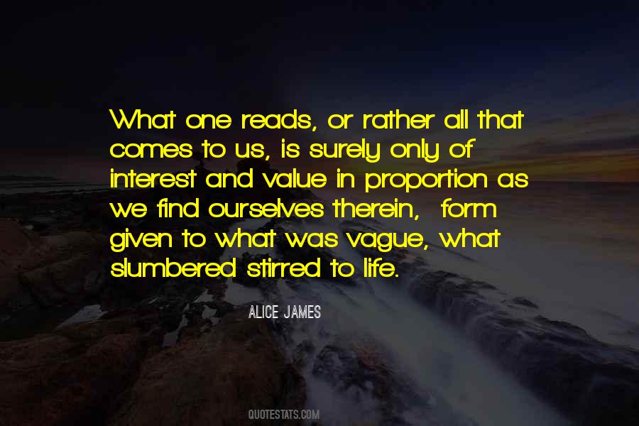 Alice James Quotes #669275