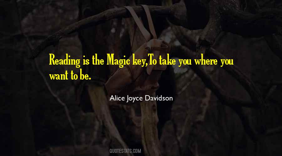 Alice Joyce Davidson Quotes #164279