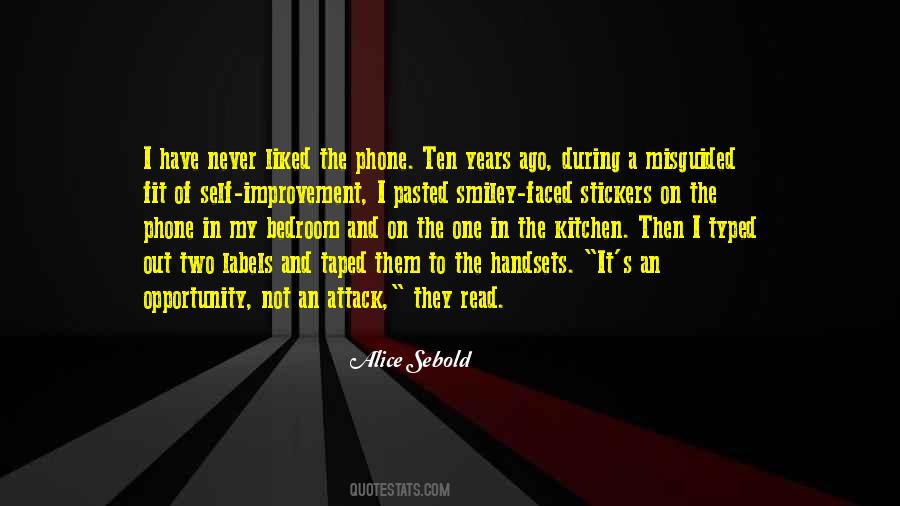 Alice Sebold Quotes #1126489