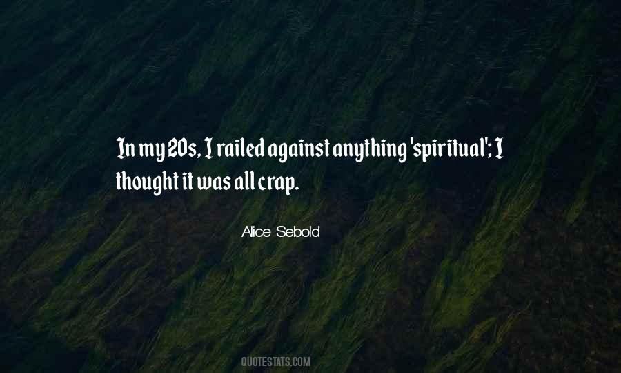 Alice Sebold Quotes #120710