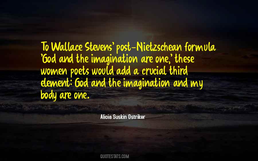 Alicia Suskin Ostriker Quotes #394551