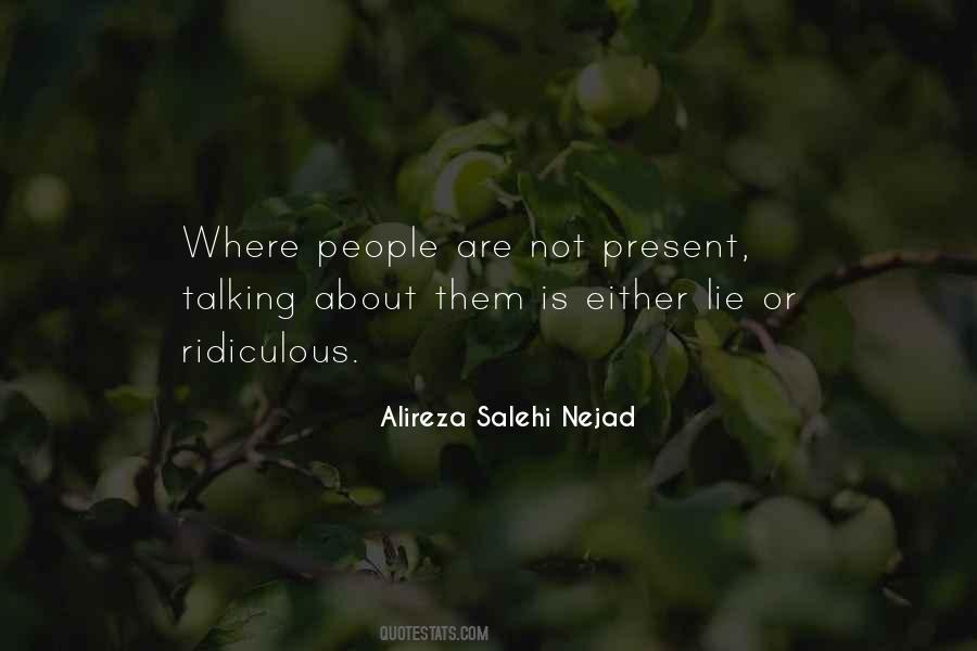 Alireza Salehi Nejad Quotes #1302836