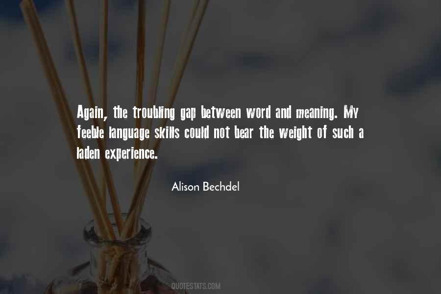 Alison Bechdel Quotes #1564460