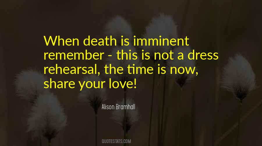 Alison Bramhall Quotes #1065046