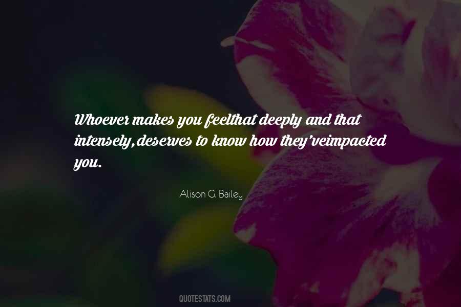 Alison G. Bailey Quotes #762215