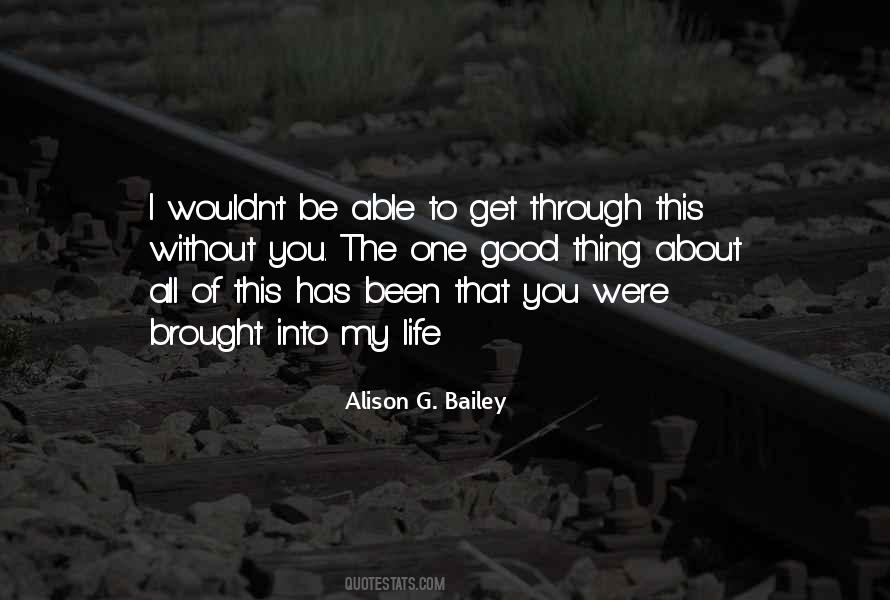 Alison G. Bailey Quotes #78699