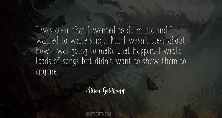Alison Goldfrapp Quotes #1638725