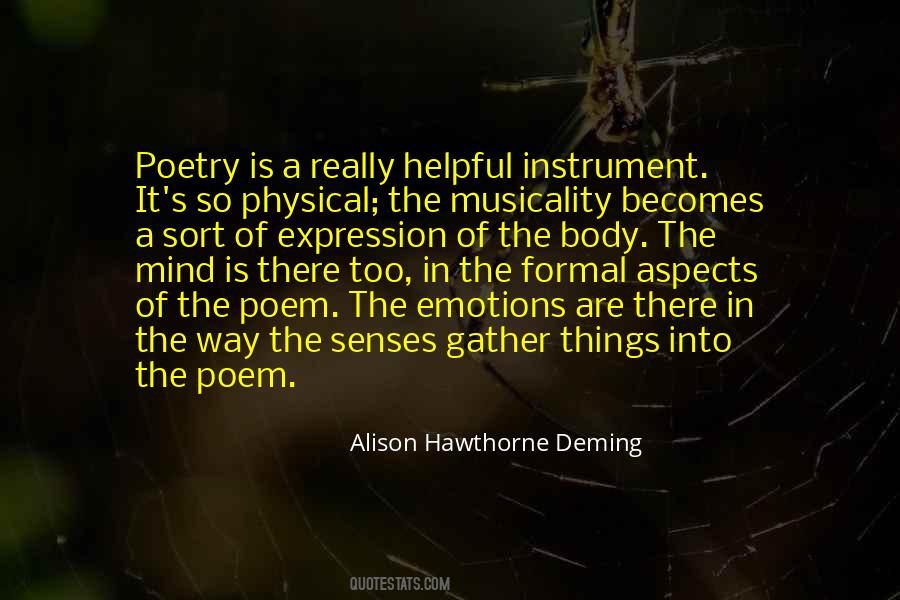 Alison Hawthorne Deming Quotes #1045673