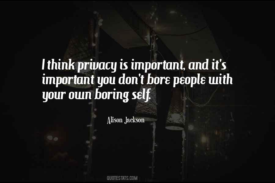 Alison Jackson Quotes #666013