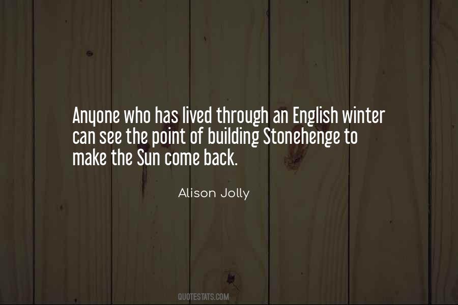 Alison Jolly Quotes #705607