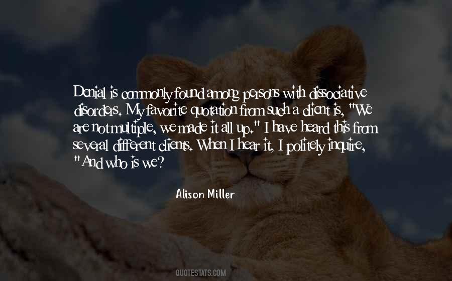 Alison Miller Quotes #821153