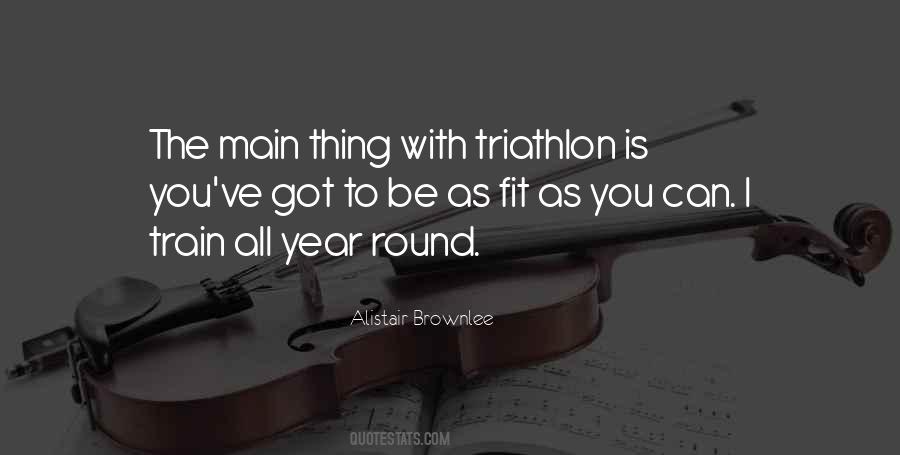 Alistair Brownlee Quotes #1565406