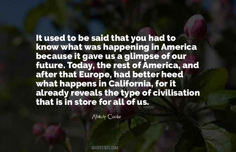 Alistair Cooke Quotes #693245