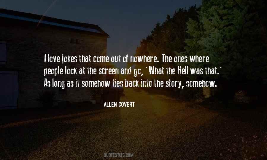 Allen Covert Quotes #1532470