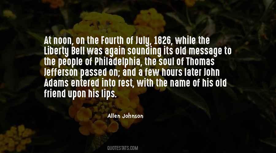 Allen Johnson Quotes #492629