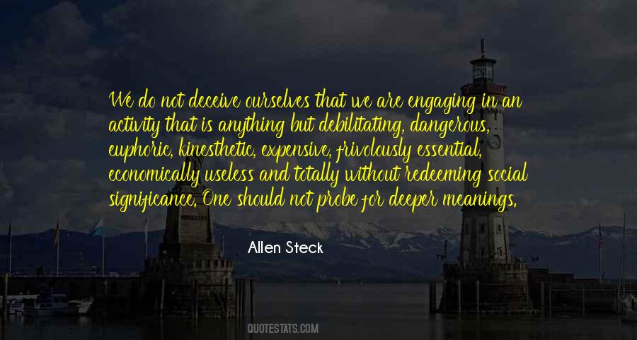 Allen Steck Quotes #1309574