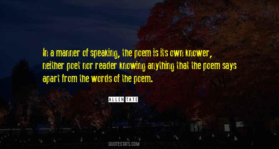 Allen Tate Quotes #1664100